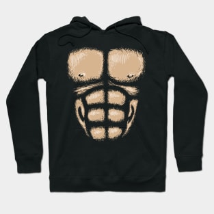 Gorilla Chest Brown Hoodie